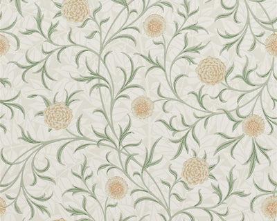 Morris & Co Scroll Thyme/Pear 216473 Wallpaper