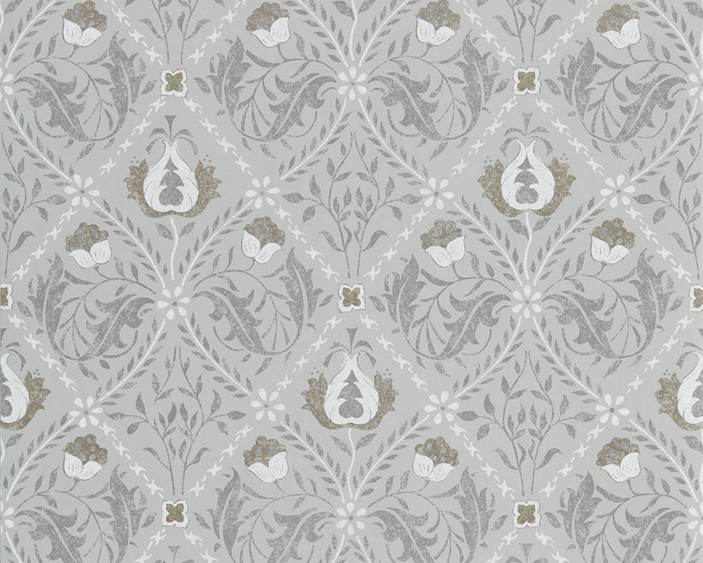 Morris & Co Pure Trellis Wallpaper 216528