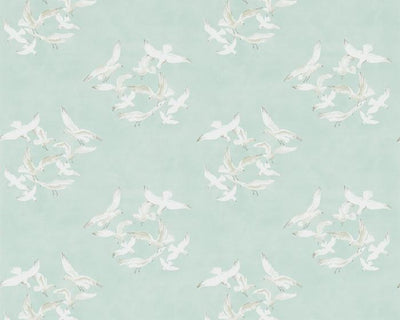 Sanderson Seagulls Eau De Nil 214586 Wallpaper