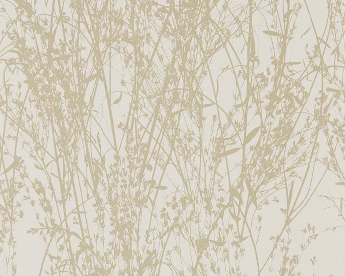 Sanderson Meadow Canvas Wheat/Cream 215697 Wallpaper