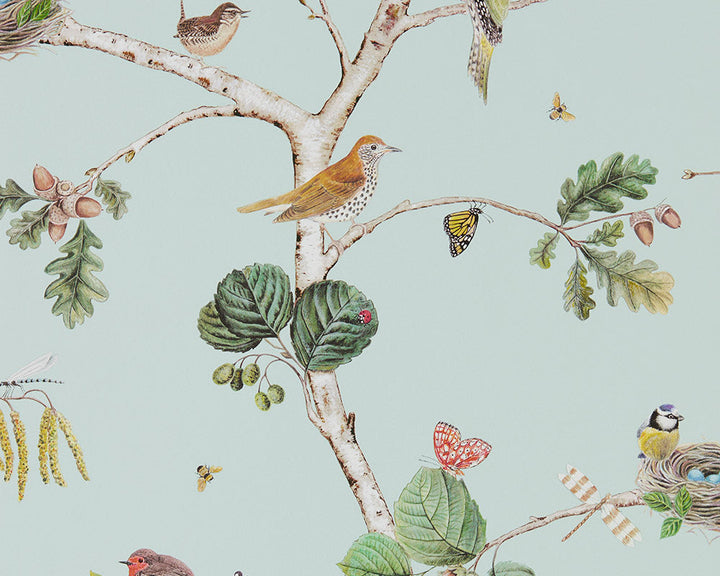 Sanderson Woodland Chorus Wallpaper