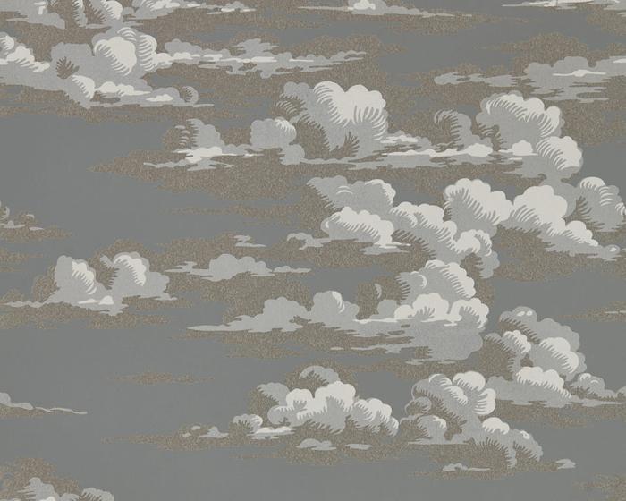 Sanderson Wallpapers Silvi Clouds Taupe Grey 216603 Wallpaper