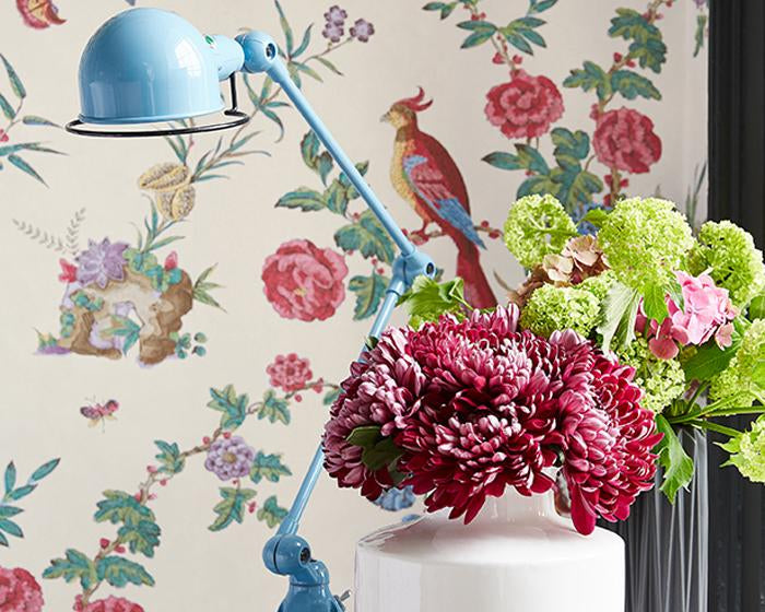 Little Greene Darwin Azure 0247DAAZURE Wallpaper