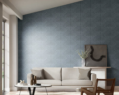 Harlequin Dawning Wallpaper in a living room