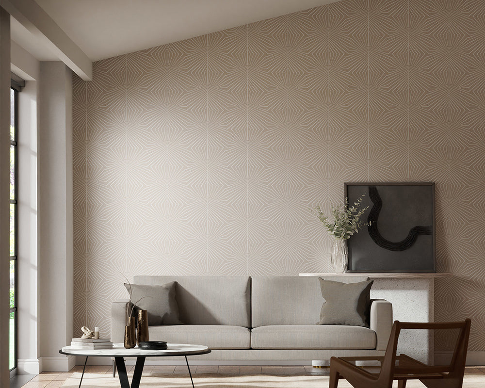 Harlequin Dawning Wallpaper in a home