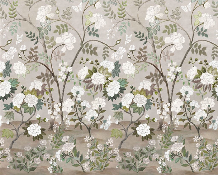 Designers Guild Fleur Orientale - Pale Birch Wallpaper