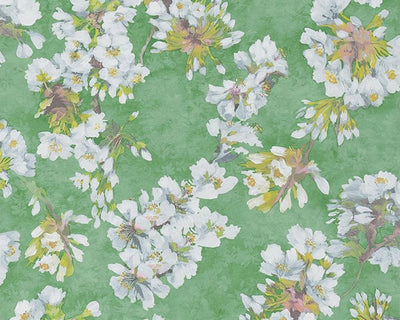 Designers Guild Fleur D Assam - Emerald Wallpaper