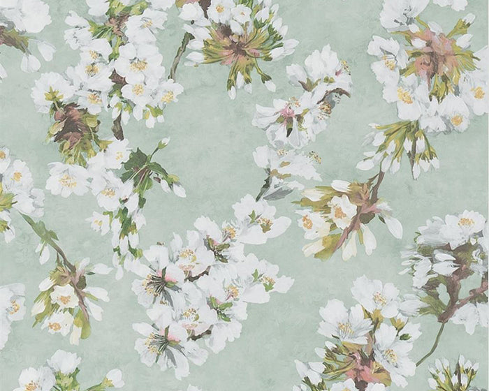 Designers Guild Fleur D Assam - Platinum Wallpaper