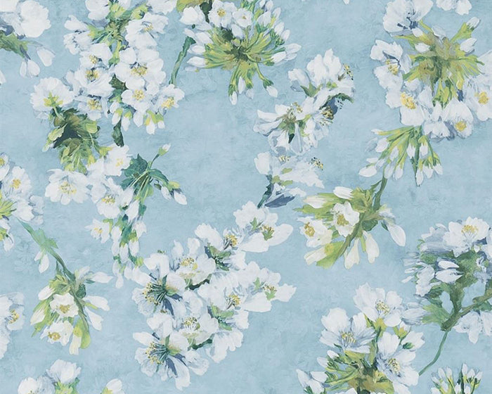 Designers Guild Fleur D Assam - Sky Wallpaper