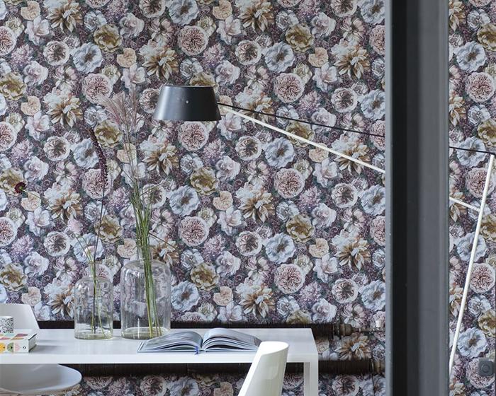 Designers Guild Pahari Rosewood Wallpaper PDG1128/01 in Room