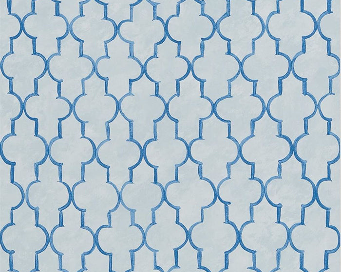 Designers Guild Pergola Trellis - Cobalt Wallpaper