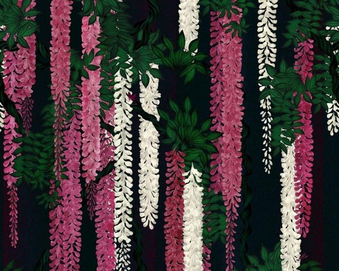 Designers Guild Wisteria Alba Magenta by Christian Lacroix Wallpaper PCL7032/01