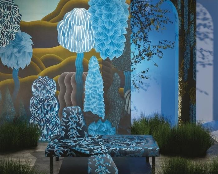 Designers Guild Wisteria Alba Ruisseau by Christian Lacroix Wallpaper PCL7032/02in Room