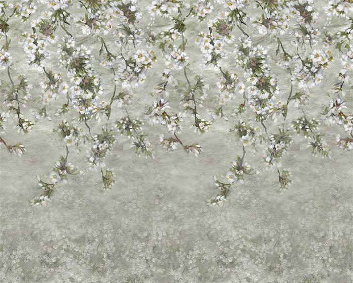 Designers Guild Assam Blossom Platinum Wallpaper PDG1133/01
