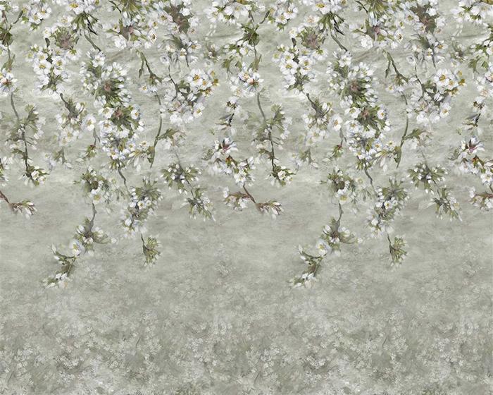 Designers Guild Assam Blossom Platinum Wallpaper PDG1133/01