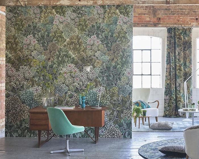 Designers Guild Madhya Moss Wallpaper PDG1135/01 in Room