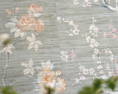 Designers Guild Manohari Grasscloth Blossom Wallpaper PDG1145/01in Room