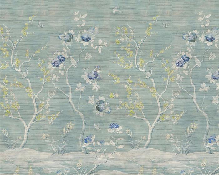 Designers Guild Manohari Grasscloth Delft Wallpaper PDG1145/02