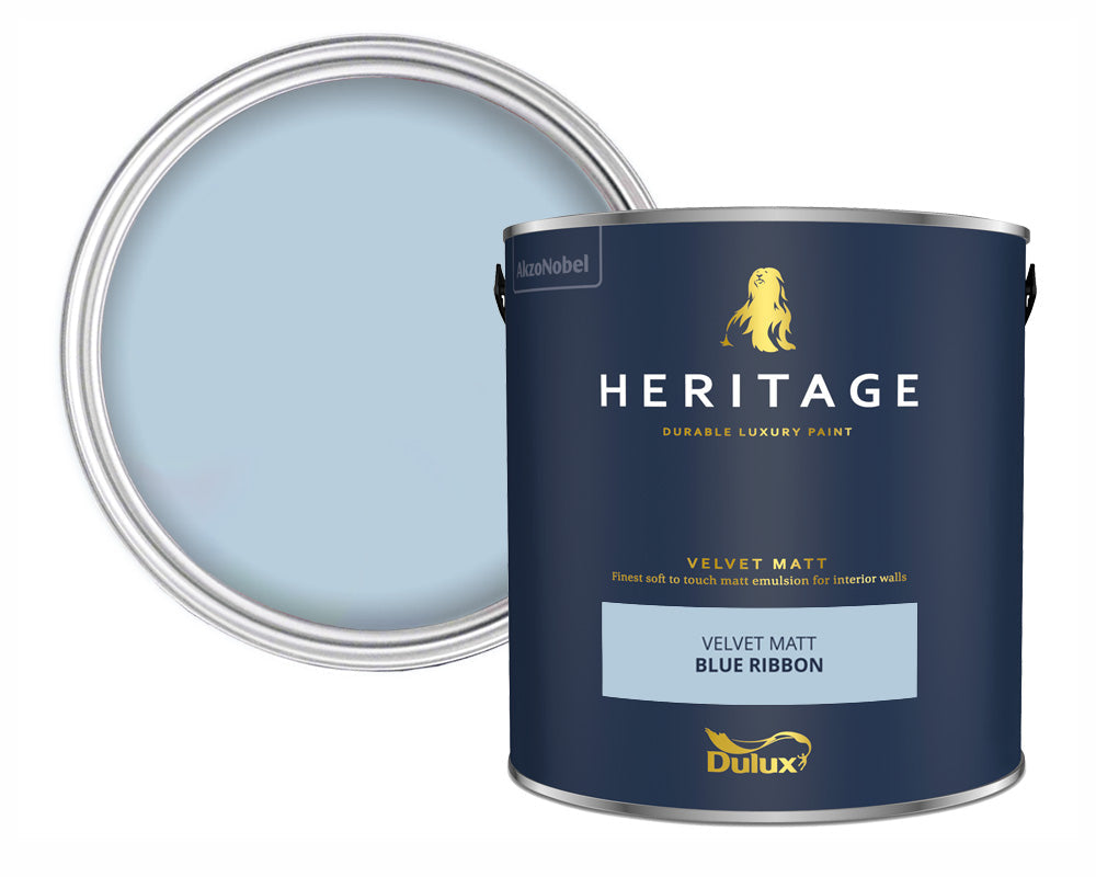 Dulux Heritage Blue Ribbon Paint Tin