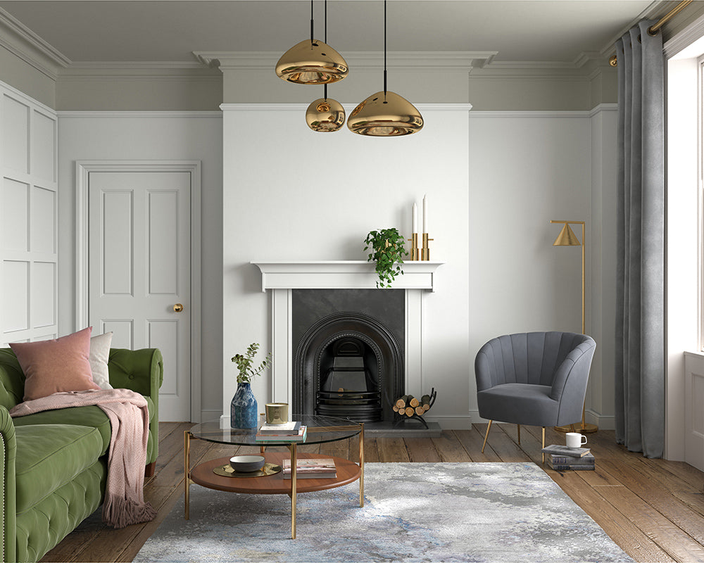 Dulux Heritage China White Paint in Living Room