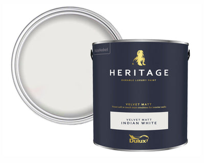 Dulux Heritage Indian White Paint Tin
