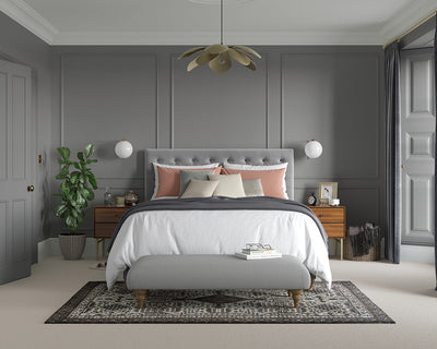 Dulux Heritage Lead Grey Bedroom