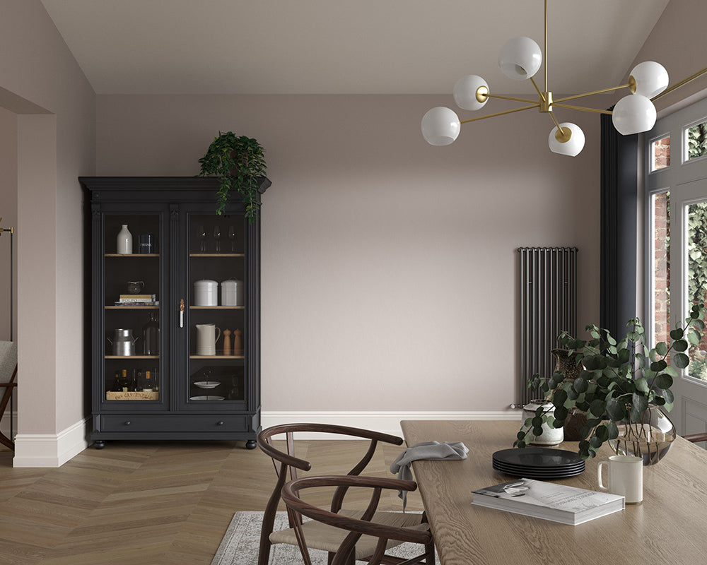 Dulux Heritage Pumice Brown Paint in Dining Room