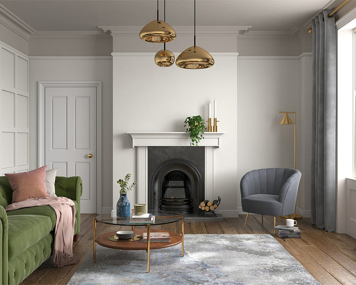 Dulux Heritage Ash White Paint in Living Room