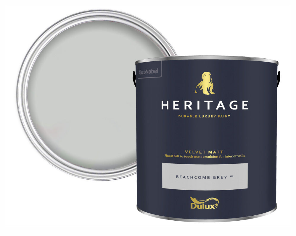 Dulux Heritage Beachcomb Grey Paint Tin