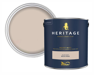 Dulux Heritage Biscuit Beige Paint Tin