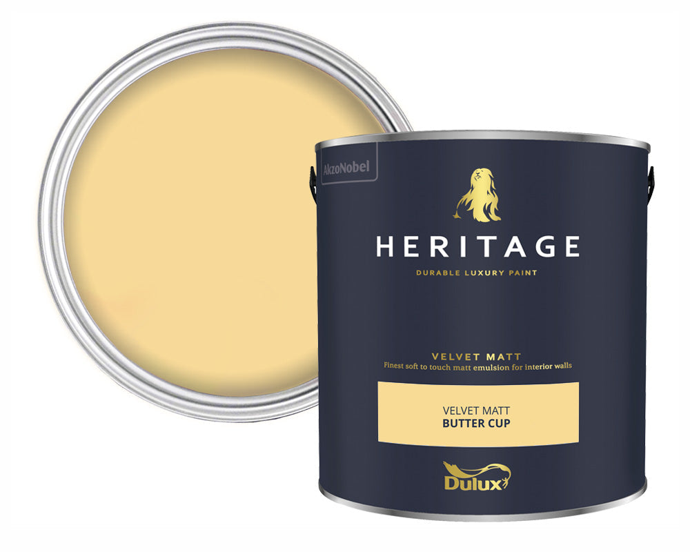 Dulux Heritage Butter Cup Paint Tin