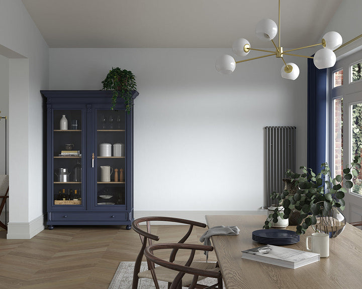 Dulux Heritage chalk white Paint in Dining Room