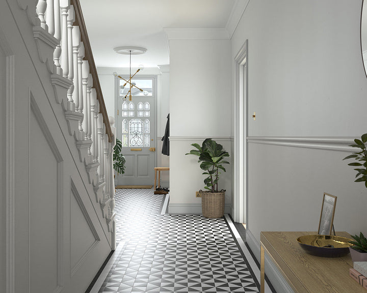Dulux Heritage Chiltern White Paint in Hallway