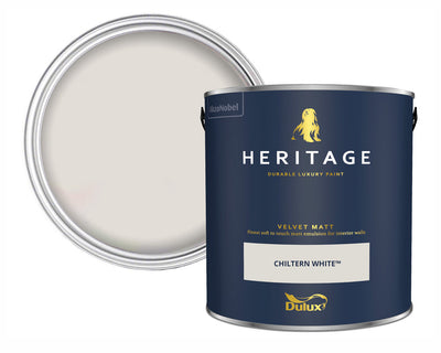 Dulux Heritage Chiltern White Paint Tin