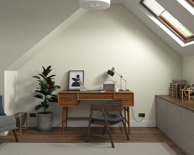 Dulux Heritage Cornish Clay Paint in Home Office
