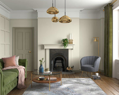 Dulux Heritage Cornish Clay Paint in Living Room