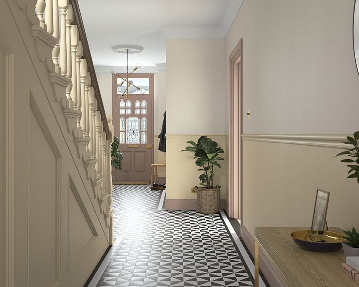Dulux Heritage Cream Paint in Hallway