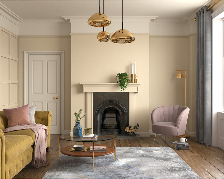 Dulux Heritage Cream Paint in Living Room