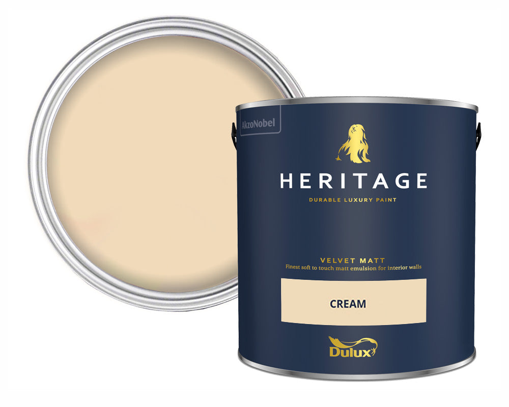 Dulux Heritage Cream Paint Tin