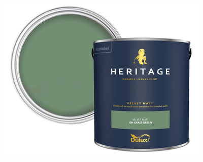 Dulux Heritage DH Grass Green Paint Tin