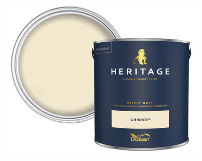 Dulux Heritage DH White Paint Tin