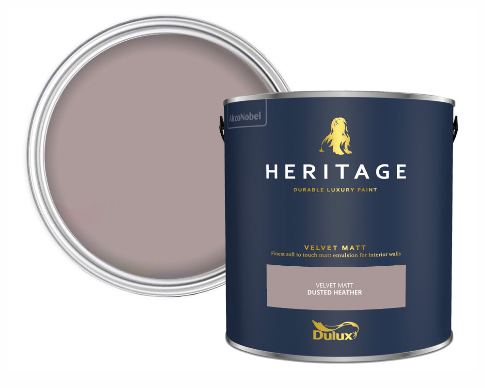 Dulux Heritage Dusted Heather Paint Tin