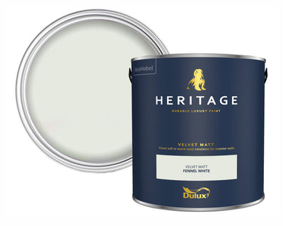 Dulux Heritage Fennel White Paint Tin