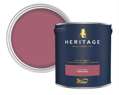 Dulux Heritage Fitzrovia Red Paint Tin