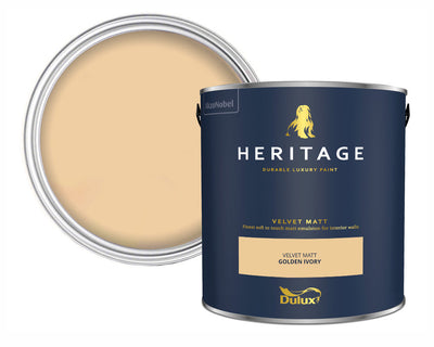 Dulux Heritage Golden Ivory Paint Tin