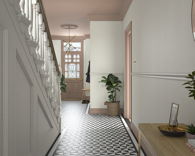 Dulux Heritage Grecian White Paint in Hallway