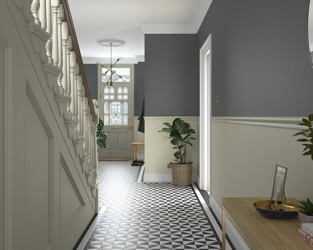 Dulux Heritage Green Earth Paint in Hallway