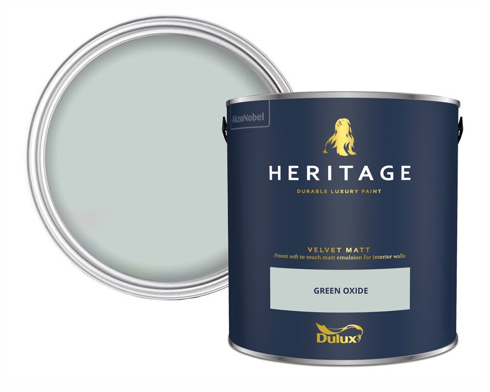 Dulux Heritage Green Oxide Paint Tin