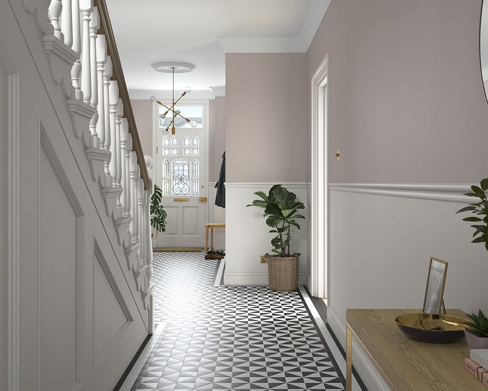 Dulux Heritage Linen White Paint in Hallway