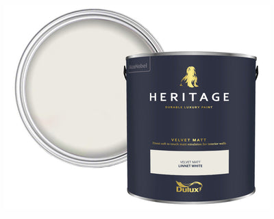 Dulux Heritage Linnet White Paint Tin
